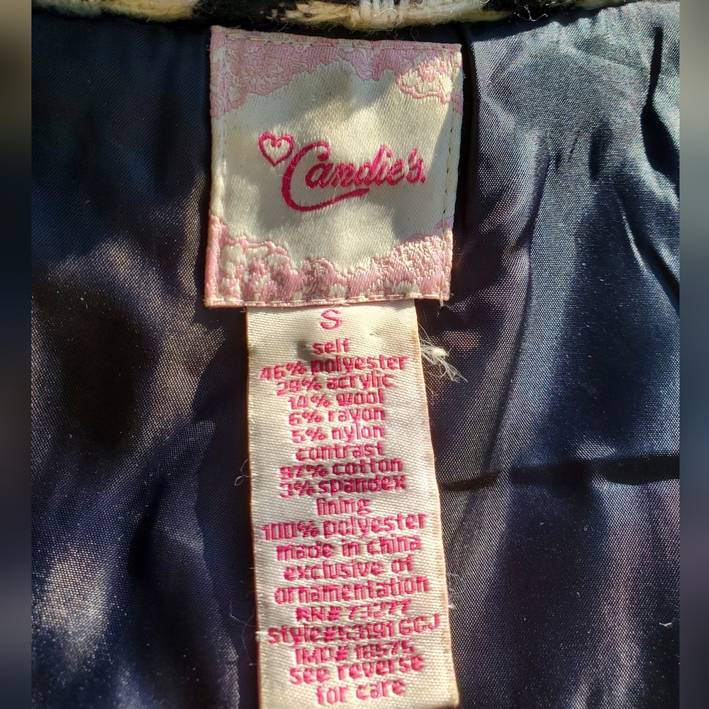 Vintage Candie's tailored houndstooth jacket - Picture 10 of 10
